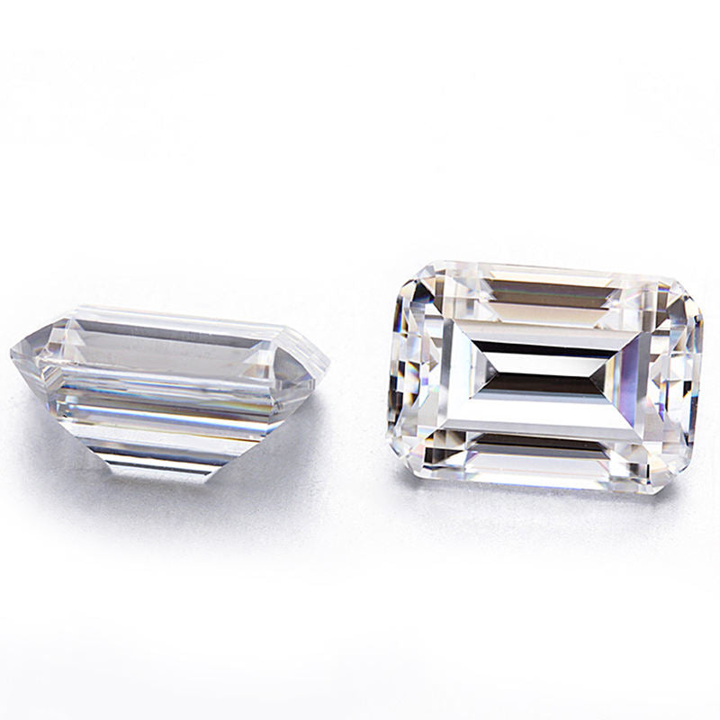 VVS Emerald Cut Loose Moissanite Diamond For Ring, Earring, Pendant, Fine Jewelry