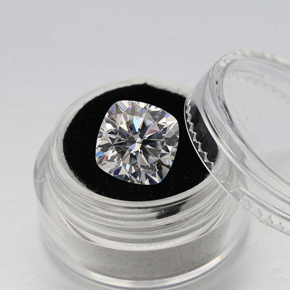 5.00 Carat Cushion Cut Loose Moissanite Stone For Making Fine Jewelry