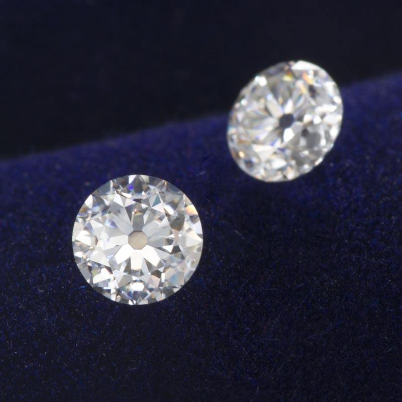 Round Old European Cut Moissanite Loose Stone