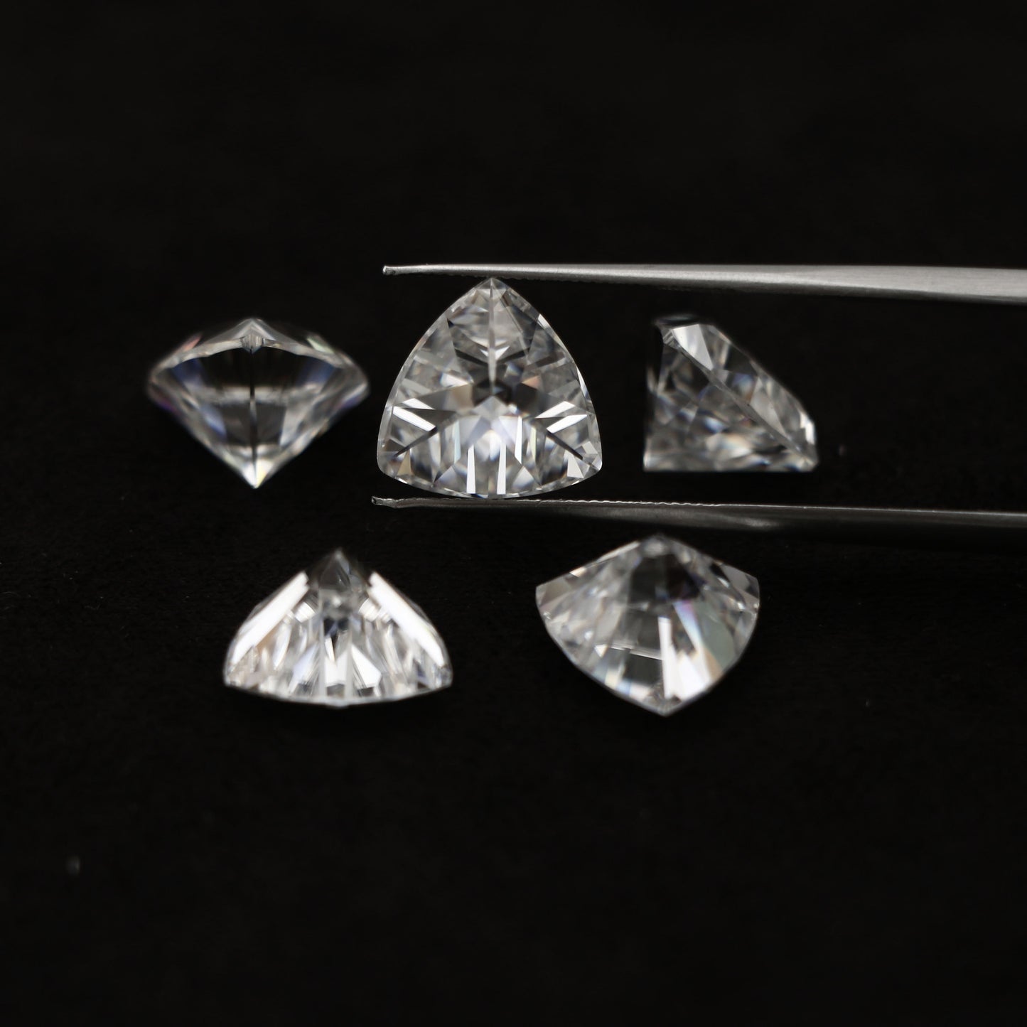Trillian Cut Loose Moissanite Diamond For Engagement Ring, Proposal Ring ETC