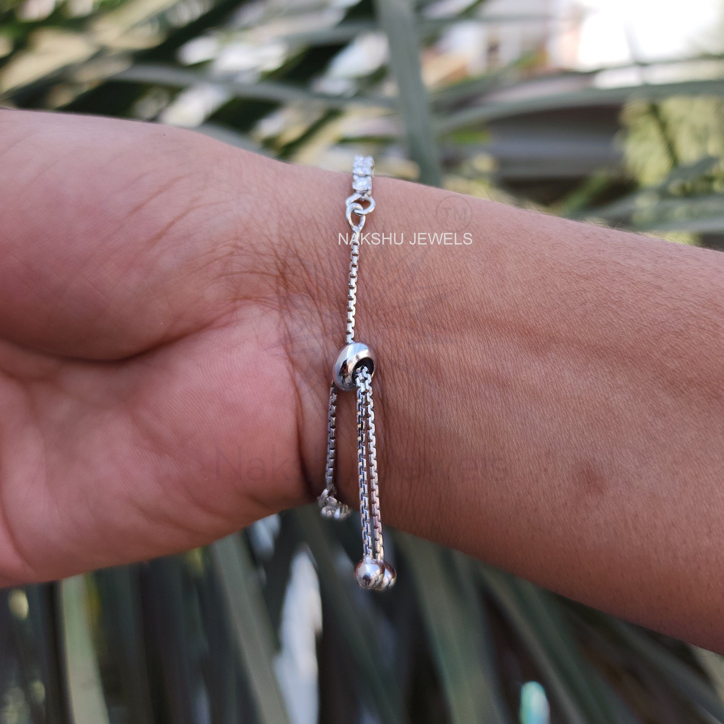 Brilliant Round Cut Moissanite Four Prong Tennis Bracelet For Her