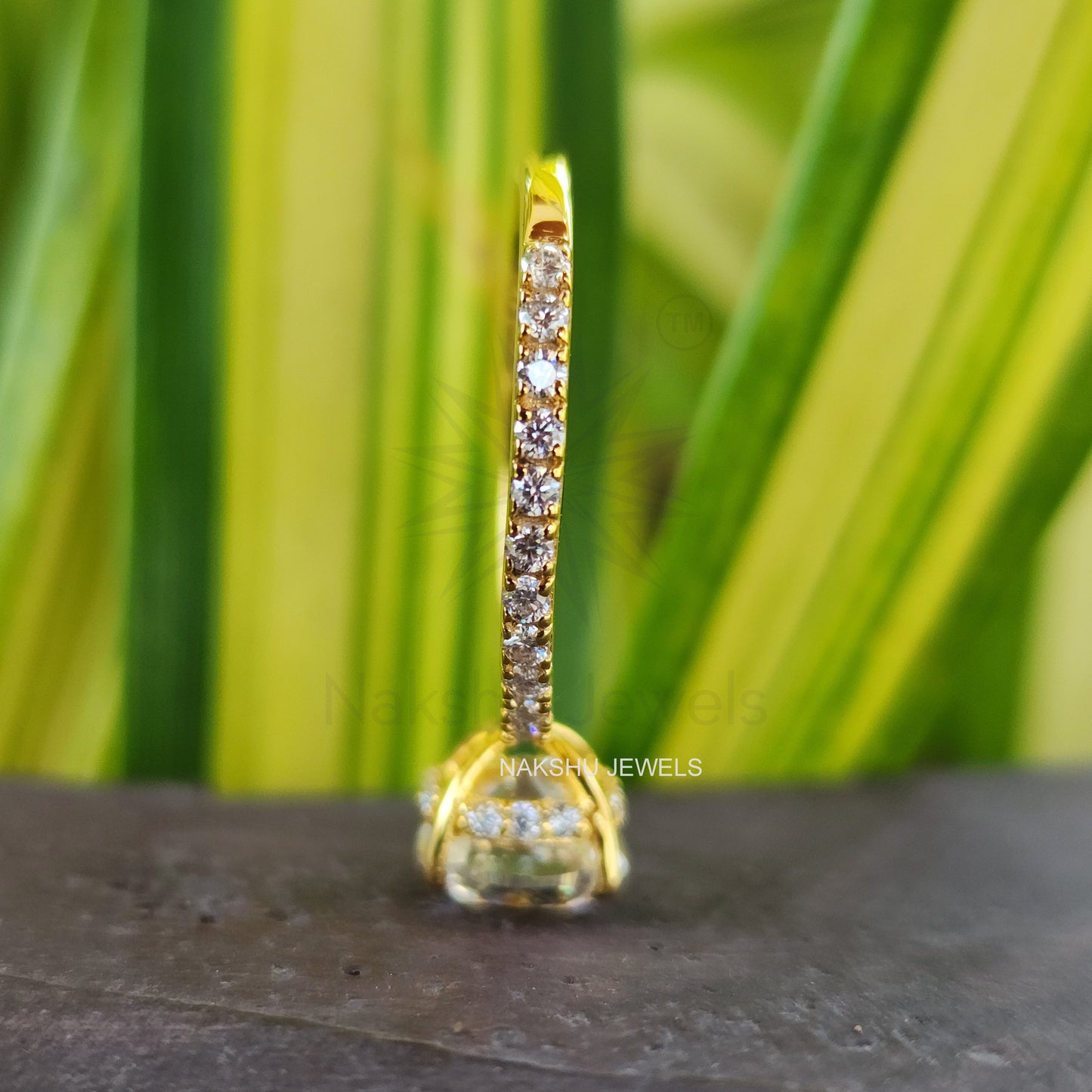 Cushion Brilliant Cut Moissanite Hidden Halo Pave Engagement