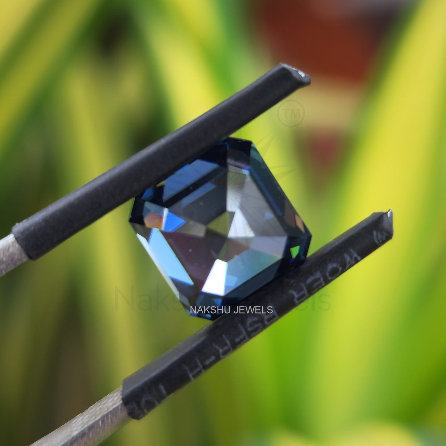 3 CT Asscher Cut Royal Blue Loose Moissanite For Custom Engagement Ring Or Pendant (Copy)