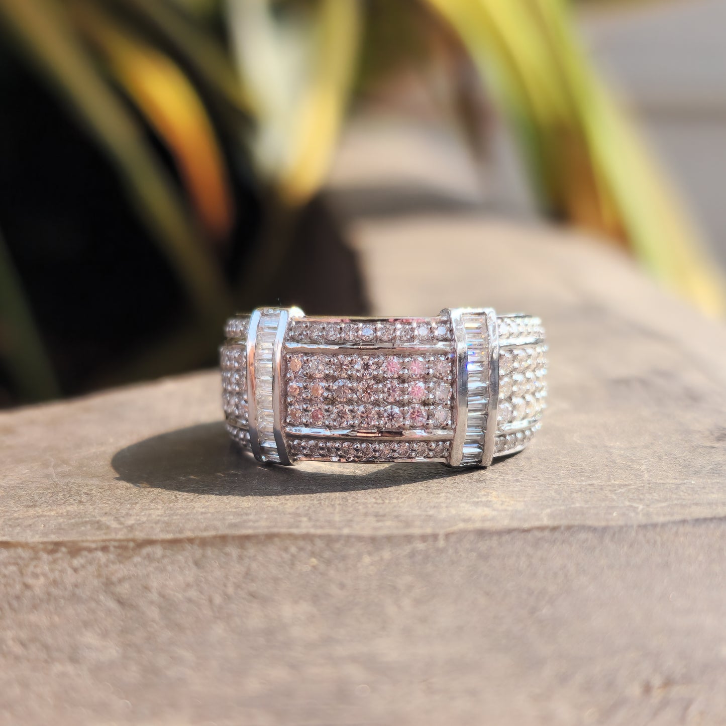 Moissanite Iced Out Hip Hop Wedding Ring For Men