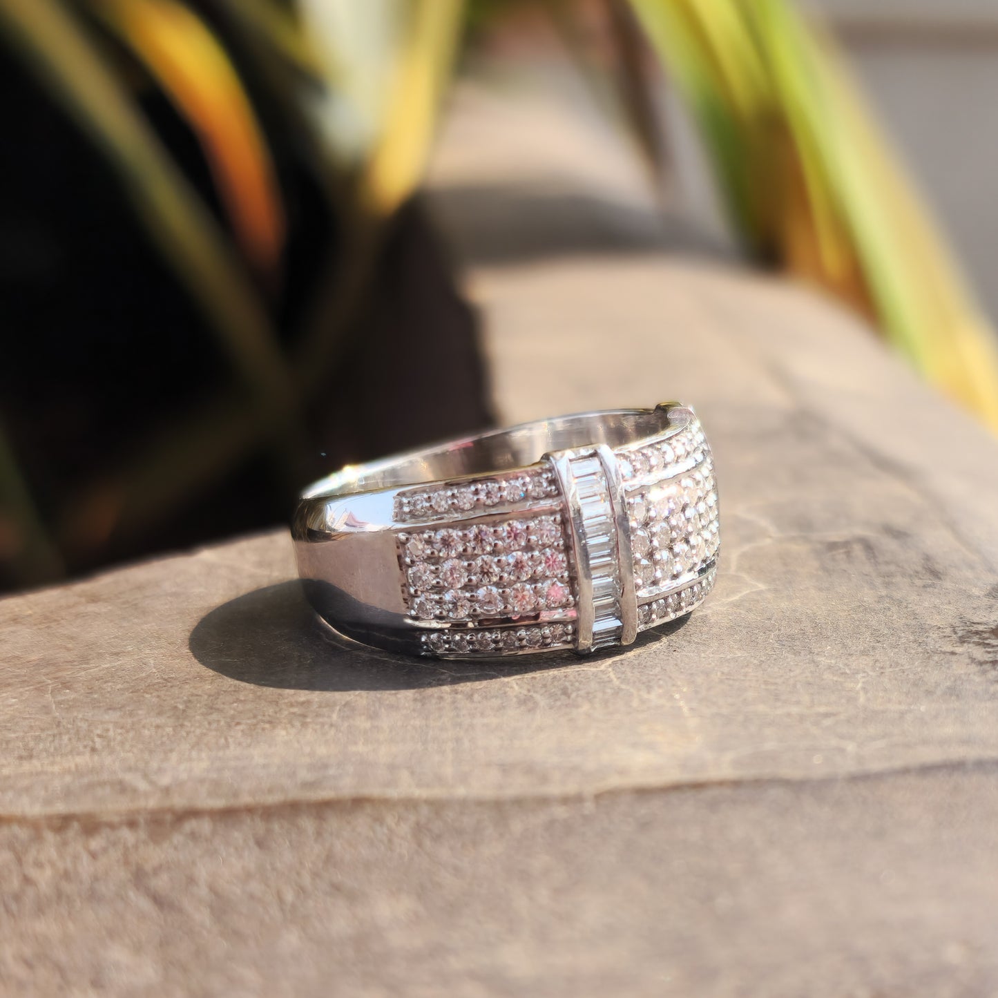 Moissanite Iced Out Hip Hop Wedding Ring For Men