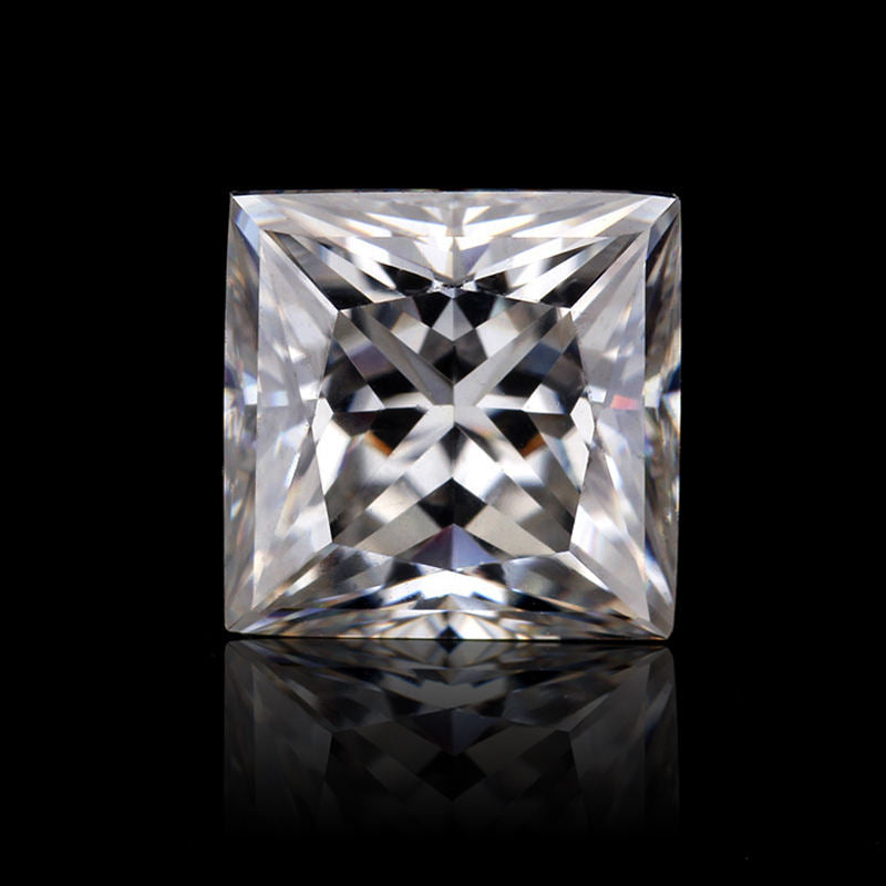 Princess Cut Colorless Loose Moissanite For Custom Engagement Ring, Earring And Pendant (Copy)