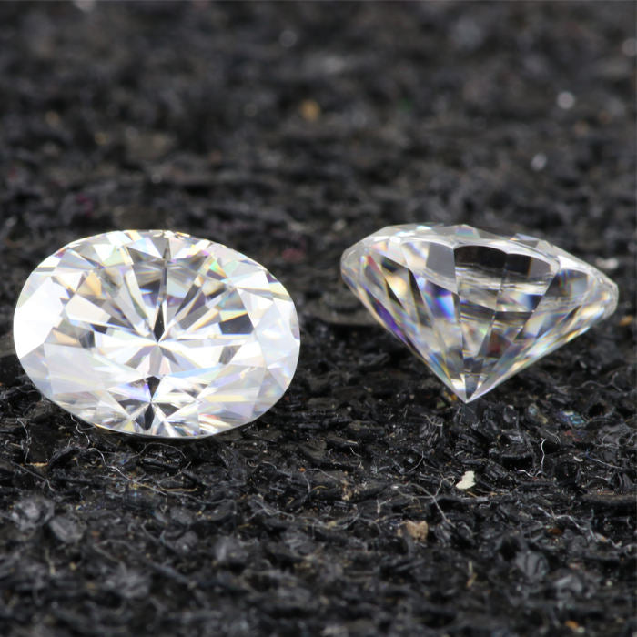 Diamond Tester Pass VVS1 Oval Cut Loose Moissanite Gemstone For Jewelry
