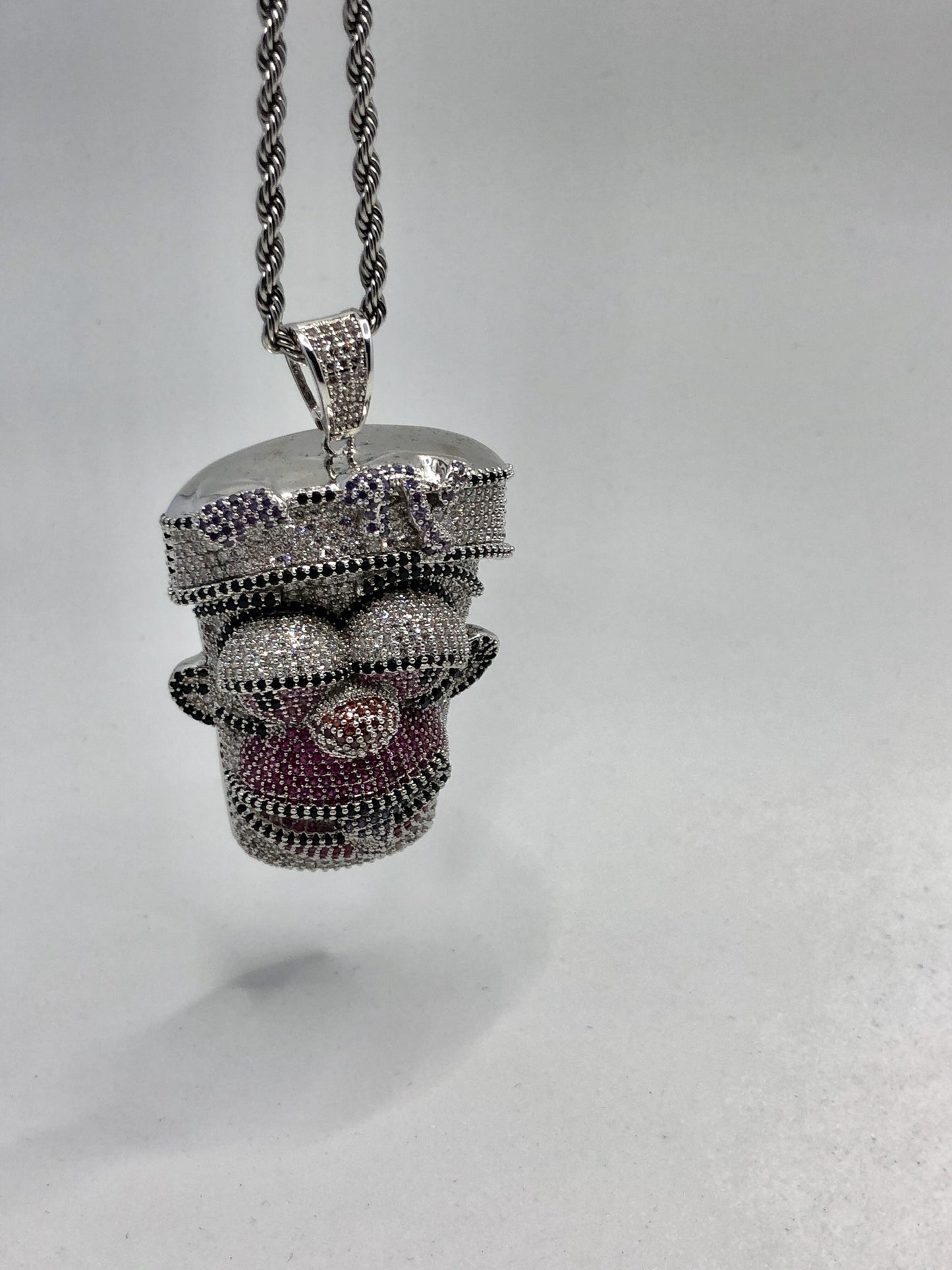 High Quality Moissanite Hip Hop Iced Out Custom Simpson Pendant