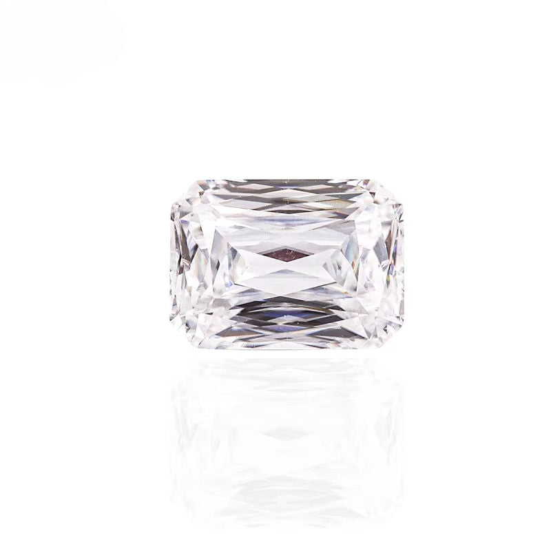 Emerald Inspired Criss Cut Loose Moissanite Diamond For Making Unique Jewelry