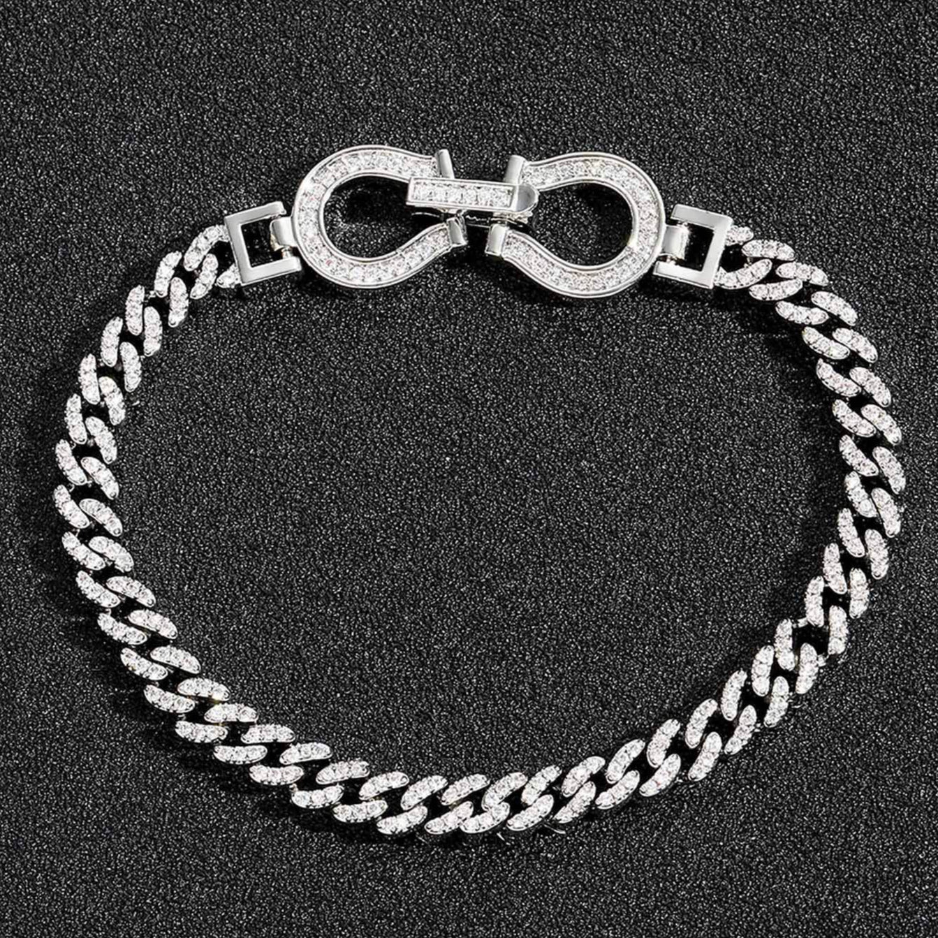 New Design 5MM VVS Moissanite Hip Hop Miami Cuban Link Bracelet For Men