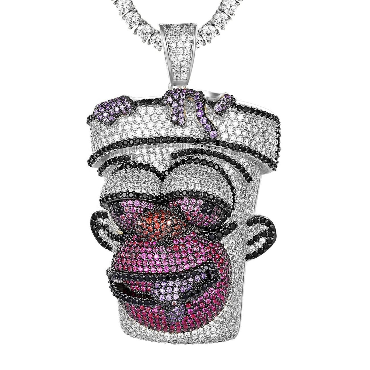 High Quality Moissanite Hip Hop Iced Out Custom Simpson Pendant