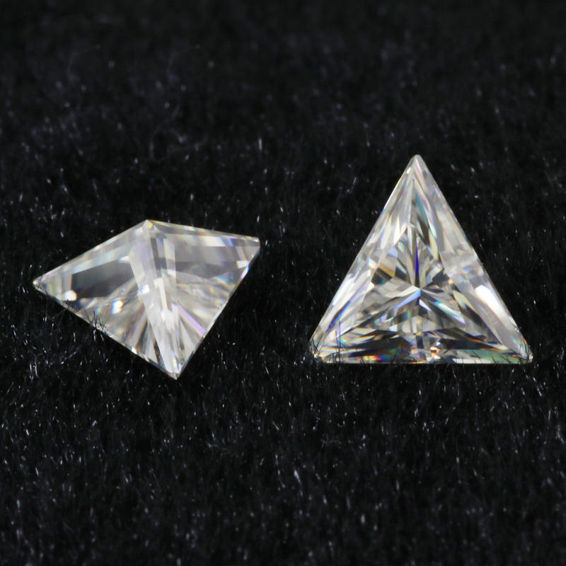 Triangle Cut Loose Moissanite Diamond Gem Stone Jewelry Making All Type Of Jewelry