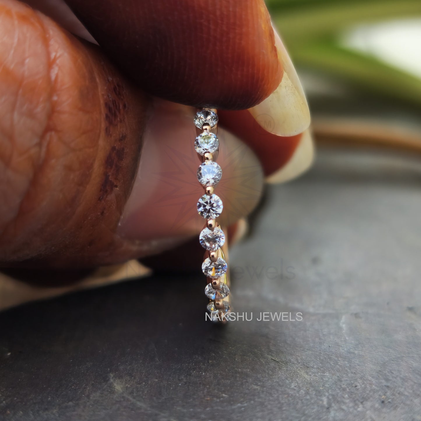 Pear Shaped Moissanite Halo Engagement Wedding Ring Set