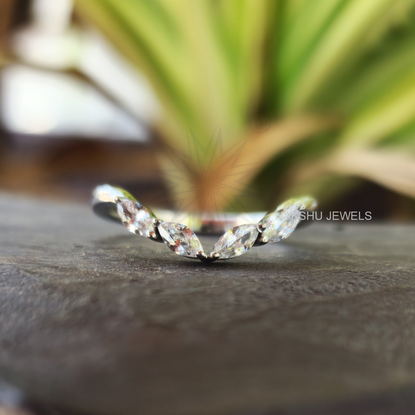 Cluster Pear Cut With Marquise Halo Bridal Set