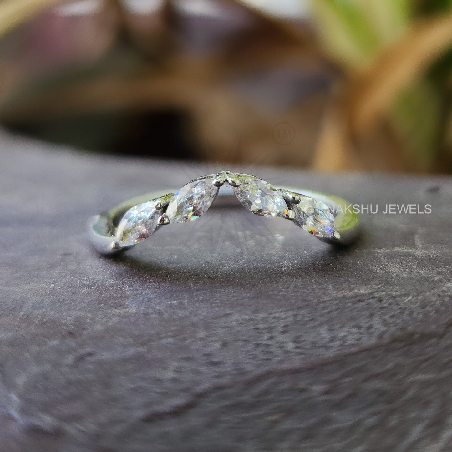 Cluster Pear Cut With Marquise Halo Bridal Set