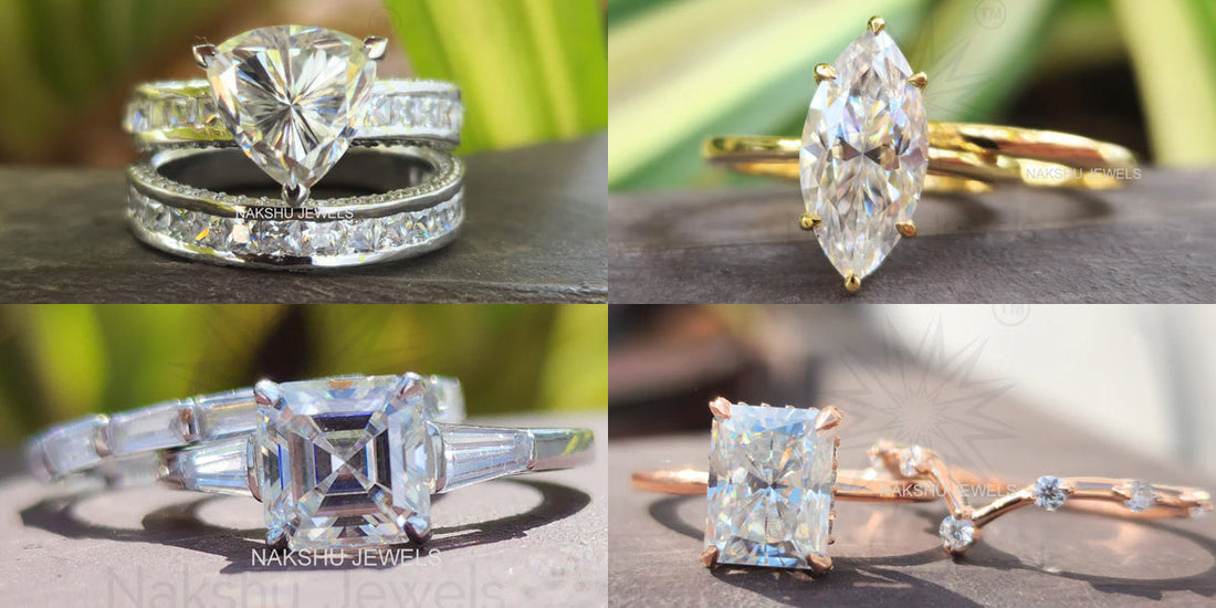 customize your moissanite engagement rings