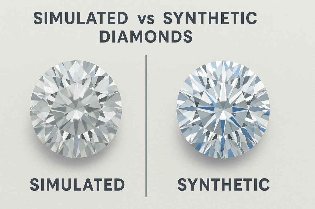Simulated vs Synthetic Diamonds