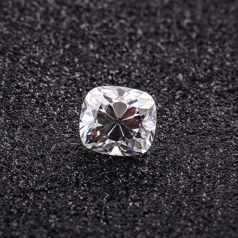 3.00 Carat Old Mine Cushion Cut Moissanite Loose Stone