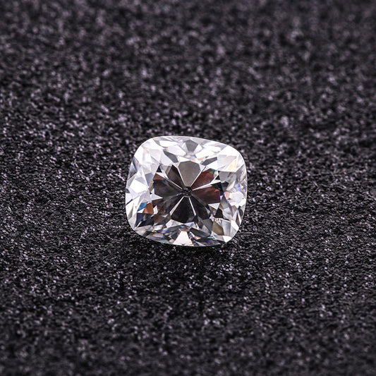 3.00 Carat Old Mine Cushion Cut Moissanite Loose Stone