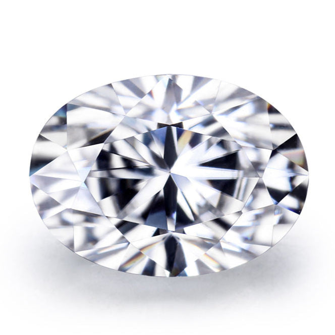 2 Carat Oval Cut Moissanite Loose Stone For Making Engagement Ring, Earring, Pendant ETC