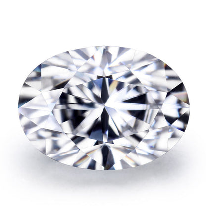 2 Carat Oval Cut Moissanite Loose Stone For Making Engagement Ring, Earring, Pendant ETC
