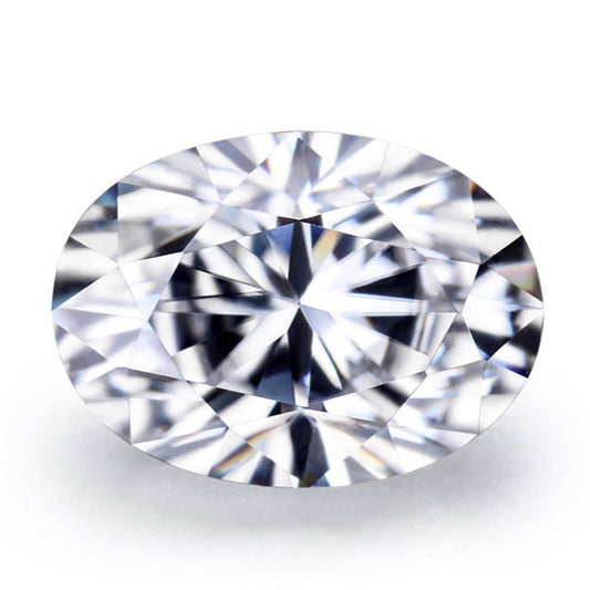 2 Carat Oval Cut Moissanite Loose Stone For Making Engagement Ring, Earring, Pendant ETC