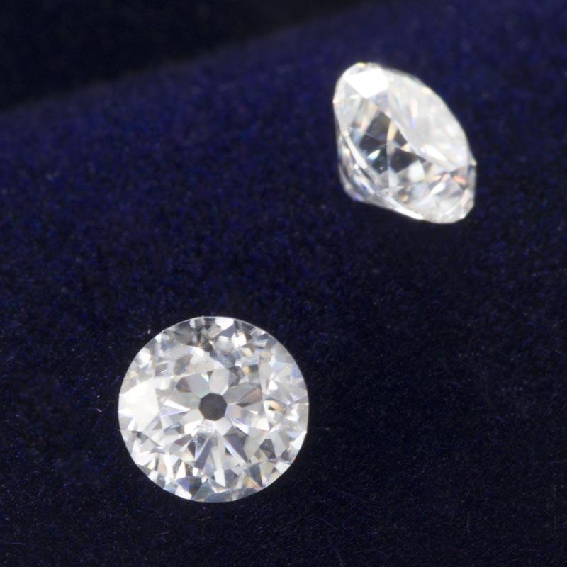 Round Old European Cut Moissanite Loose Stone