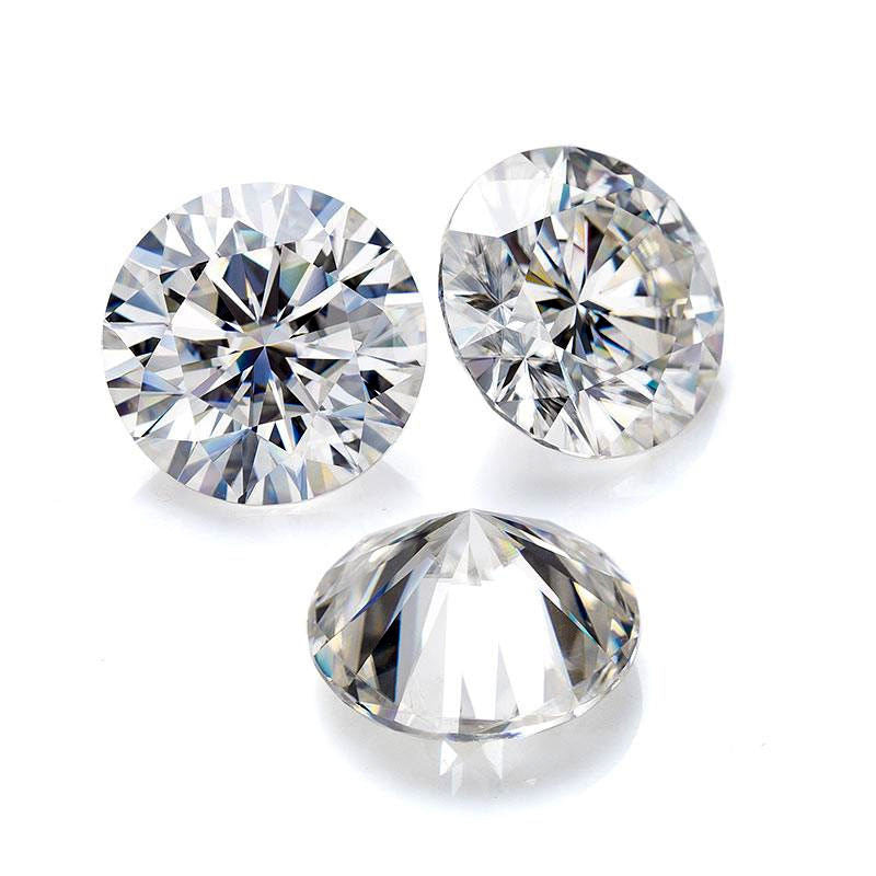 DVVS1 Brilliant Round Cut Loose Moissanite For Engagement Ring