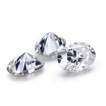 2 Carat Oval Cut Moissanite Loose Stone For Making Engagement Ring, Earring, Pendant ETC