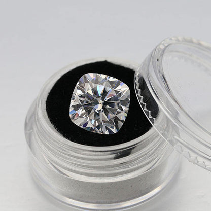 5.00 Carat Cushion Cut Loose Moissanite Stone For Making Fine Jewelry