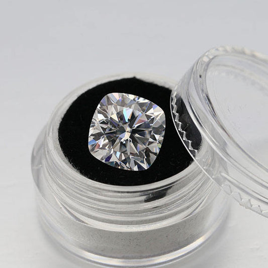 5.00 Carat Cushion Cut Loose Moissanite Stone For Making Fine Jewelry