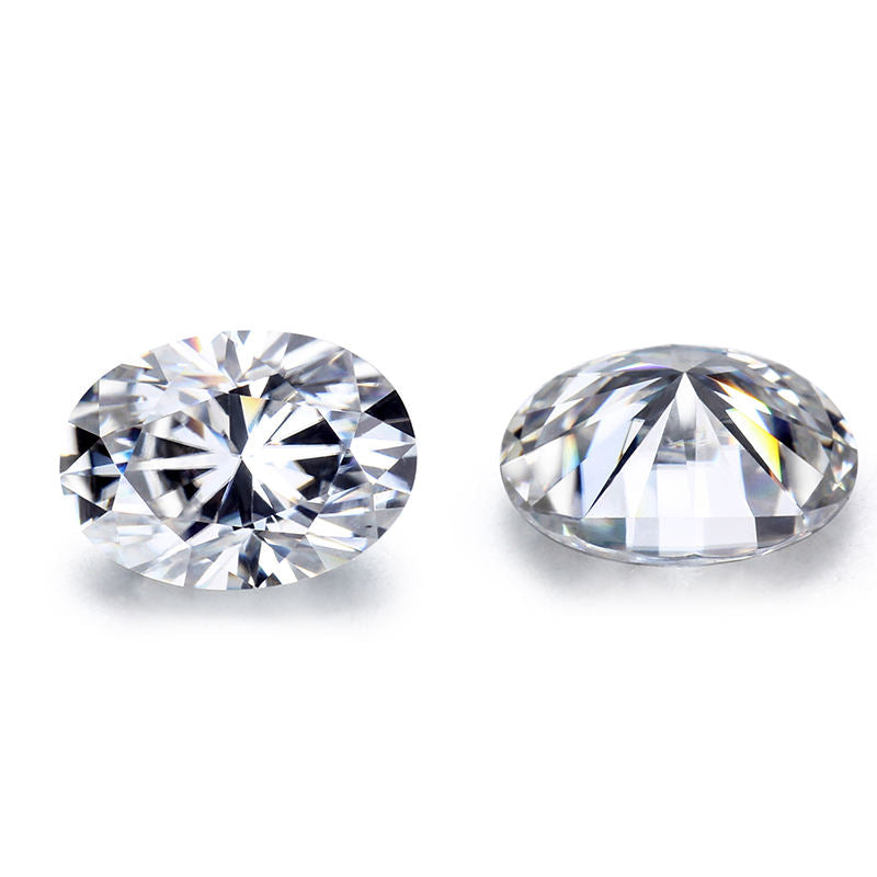 2 Carat Oval Cut Moissanite Loose Stone For Making Engagement Ring, Earring, Pendant ETC