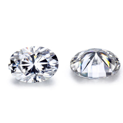 2 Carat Oval Cut Moissanite Loose Stone For Making Engagement Ring, Earring, Pendant ETC