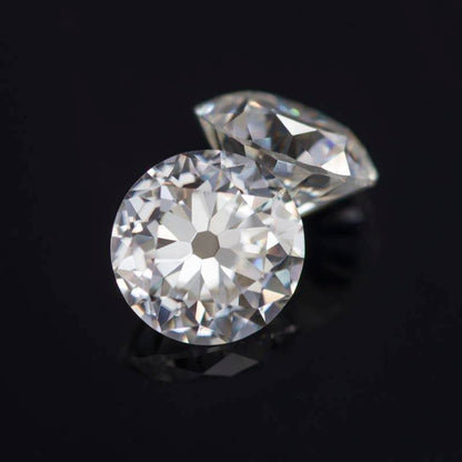 Round Old European Cut Moissanite Loose Stone