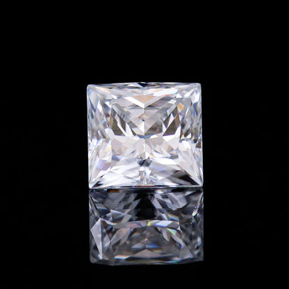 Square-Shaped Princess Cut Loose Moissanite Diamond For Making Jewelry