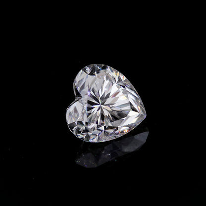 DVVS Colorless Heart Shape Loose Moissanite Stone, Loose Diamond For Jewelry Making