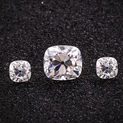 3.00 Carat Old Mine Cushion Cut Moissanite Loose Stone