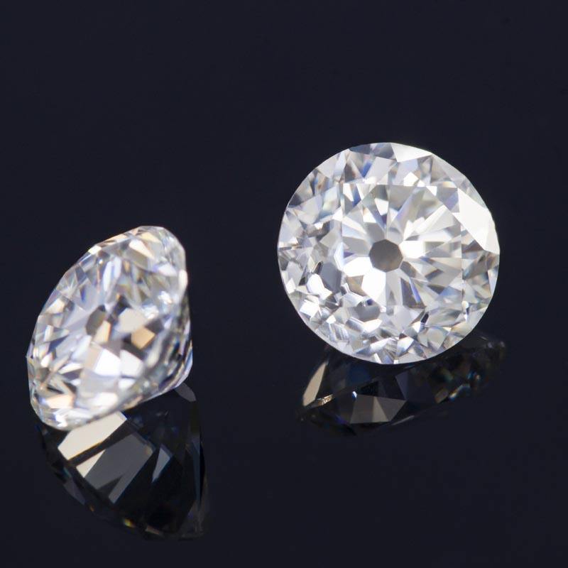 Round Old European Cut Moissanite Loose Stone