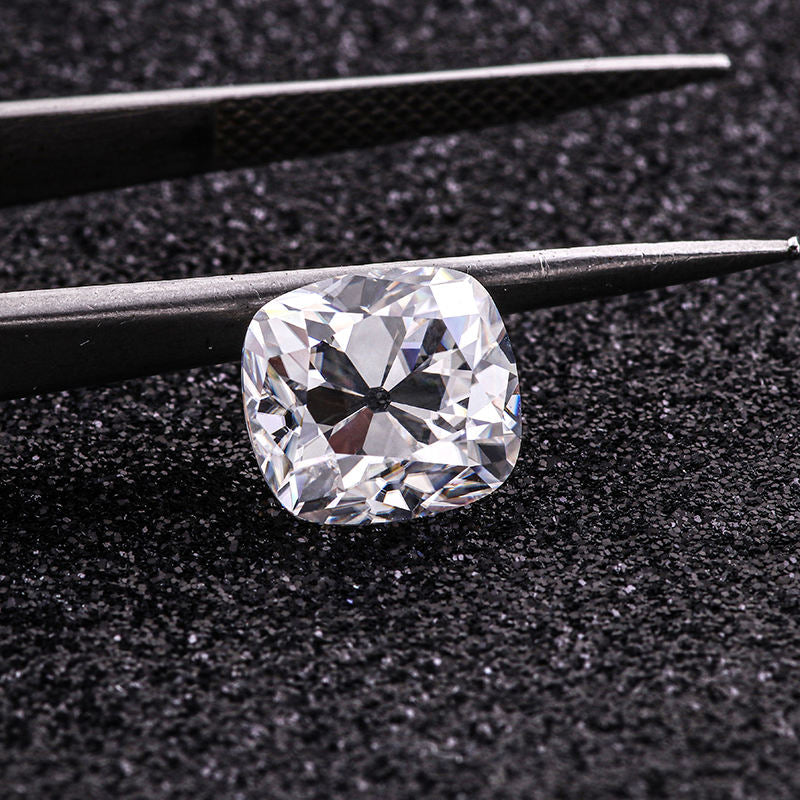 3.00 Carat Old Mine Cushion Cut Moissanite Loose Stone
