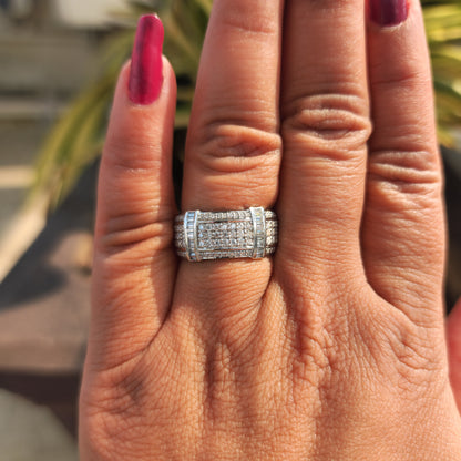 Moissanite Iced Out Hip Hop Wedding Ring For Men