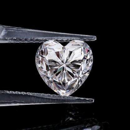 DVVS Colorless Heart Shape Loose Moissanite Stone, Loose Diamond For Jewelry Making