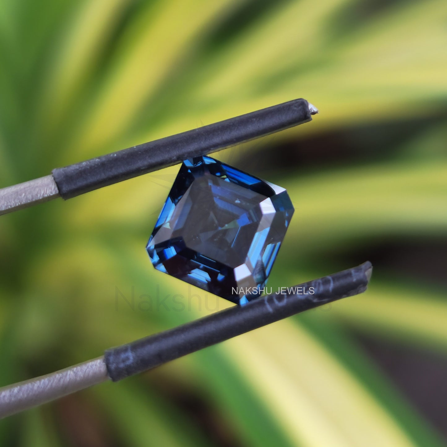 3 CT Asscher Cut Royal Blue Loose Moissanite For Custom Engagement Ring Or Pendant (Copy)