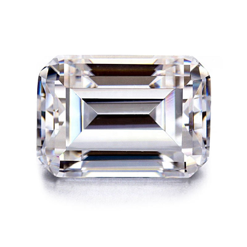 VVS Emerald Cut Loose Moissanite Diamond For Ring, Earring, Pendant, Fine Jewelry