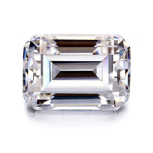 VVS Emerald Cut Loose Moissanite Diamond For Ring, Earring, Pendant, Fine Jewelry