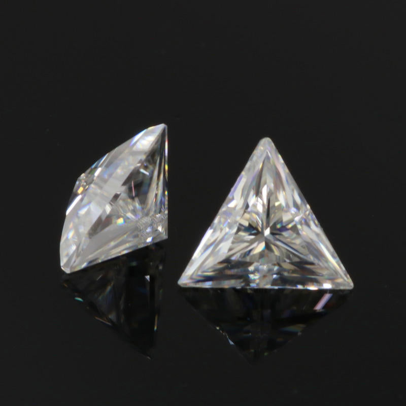 Triangle Cut Loose Moissanite Diamond Gem Stone Jewelry Making All Type Of Jewelry