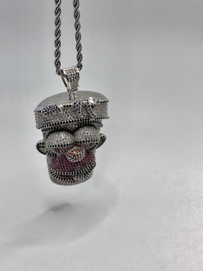 High Quality Moissanite Hip Hop Iced Out Custom Simpson Pendant