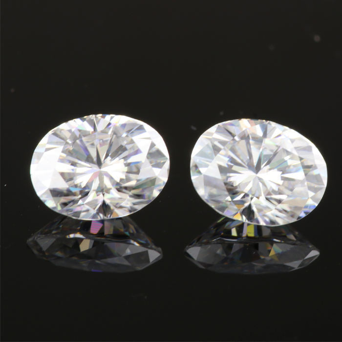 Diamond Tester Pass VVS1 Oval Cut Loose Moissanite Gemstone For Jewelry