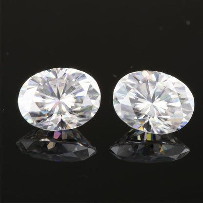 Diamond Tester Pass VVS1 Oval Cut Loose Moissanite Gemstone For Jewelry