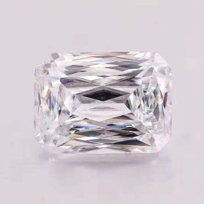 Emerald Inspired Criss Cut Loose Moissanite Diamond For Making Unique Jewelry