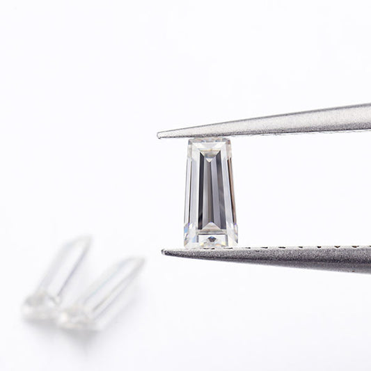 Trapezoid Baguette Cut Loose Moissanite Diamond